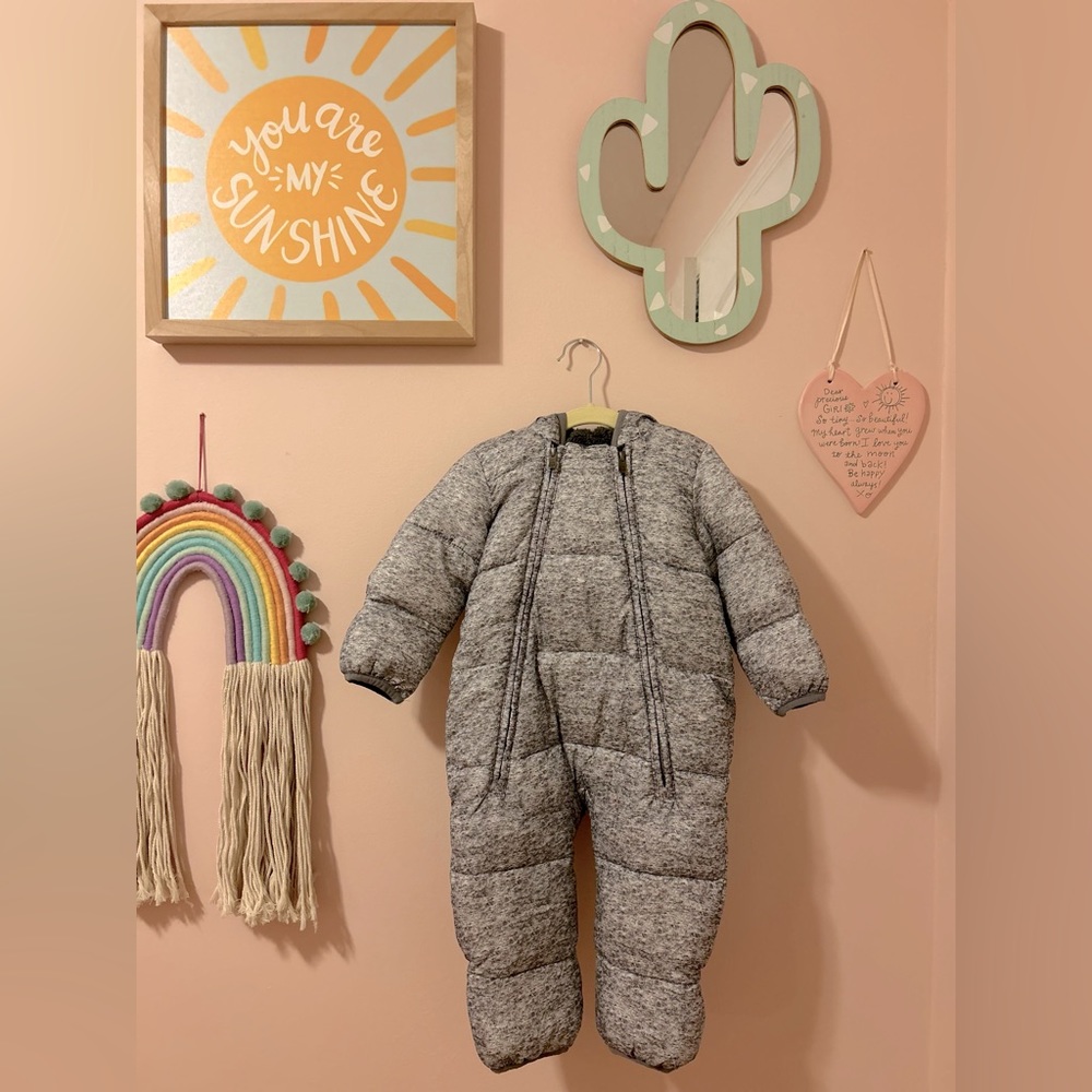 GRAY UNISEX SNOW SUIT